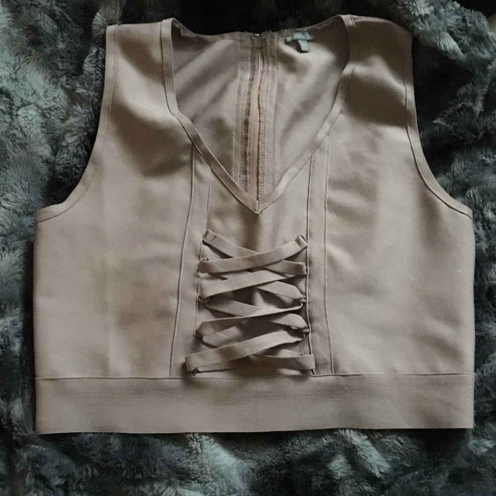 Pink crop top